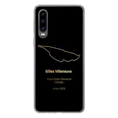 Produktbild von MuchoWow® Handyhülle Schutzhülle Hülle für Huawei P30 Kanada - Formel 1 - Rennstrecke Silikon Softcase Handy Hülle - Kartenbesitzer
