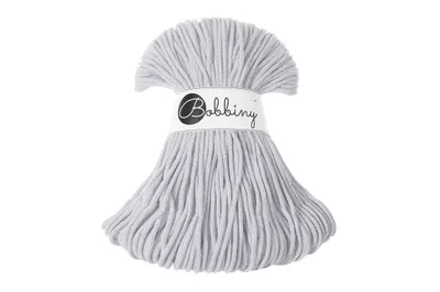 Zdjęcie produktu dla Bobbiny Junior 3 mm 100 m Light Grey Sznurek