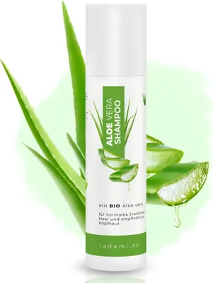 Produktbild von Aloe Vera Shampoo Bio AloeVera für trockenes Haar und empfindliche Kopfhaut 250 ml