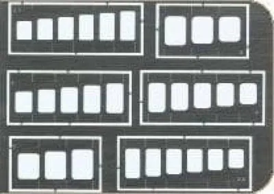 Productafbeelding van Eduard Accessories Quadrate en Rechthoeken Gravuremal 3900002