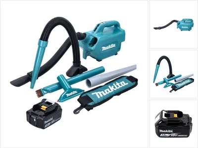Produktbild von Makita DCL 184 F1 Akku Staubsauger 18 V 54 mbar 0,5 l + 1x Akku 3,0 Ah - ohne Ladegerät
