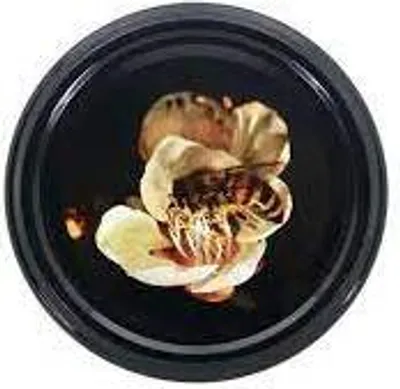 Produktbild von Schwarzer Verschluss mit Blume und Biene Fi82