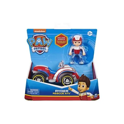 Produktbild von PAW Patrol Quad-Fahrzeug mit Ryder-Figur (Basic Vehicle), Vierrad, 3 Jahr(e), Mehrfarbig