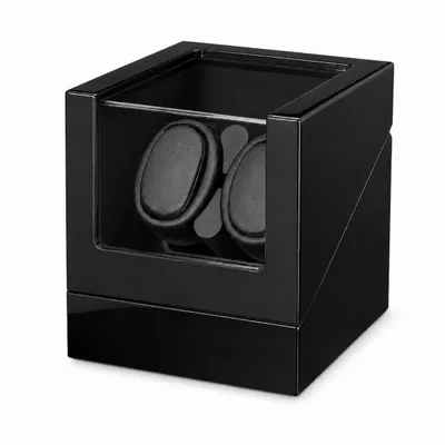 Produktbild von Tekoo Automatischer Uhrenbeweger für 2 Uhren, Schwarz, flüsterleiser Betrieb & USB-Anschluss, KI-generiertes Bild