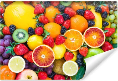 Obrázek produktu pro Barevná příroda Ovoce Nástěnná malba 405x270cm