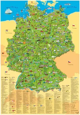 Obrázek produktu pro Ilustrovaná mapa Německa