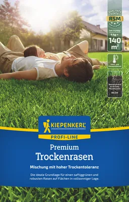 Zdjęcie produktu dla Majestic Sunny Green Trawa na suche stanowiska (4 kg) | Nasiona trawy firmy Kiepenkerl