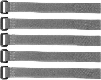 Produktbild von Klittenbandsluitingen 30 cm herbruikbare veiligheidsbanden grijs