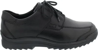 Produktbild von Waldläufer Kai-Soft Halbschuh, Palmer (Glattleder) / Stretch, schwarz, Extraweite K K13002-200-001 42