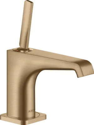 Produktbild von Einhebel-Waschtischmischer 90 AXOR CITTERIO E DN 15 f HWB o Zugstange brushed bronze brushed bronze