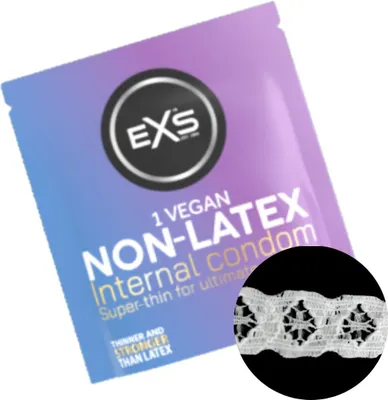 Produktbild von EXS Latexfreies Innenkondom - Spitzenbänder (1 Stück)