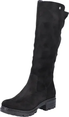 Immagine prodotto di Rieker tacco 25mm, gambo 30cm in nero, taglia 39