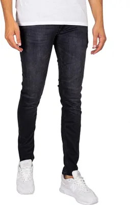 Produktbild von Jack & Jones Liam 359 Röhrenjeans, Schwarz 32W x 34L