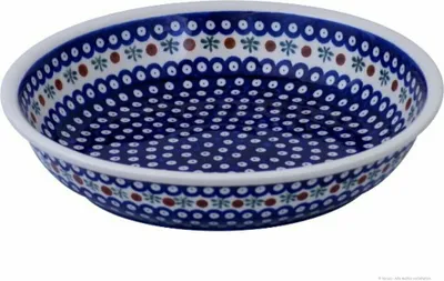 Produktbild von Original Bunzlauer Keramik große 2,7 Liter Schüssel Schale Ø33,2 cm Obstschale Servierschüssel Beilagenschale Design 41
