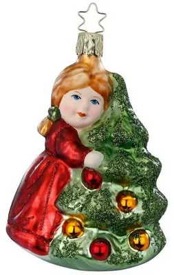 Produktbild von Inge Glas Christbaumschmuck Ich liebe Weihnachten (10,5cm)