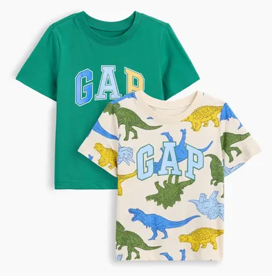 Produktbild von GAP Baby-T-Shirt mit Logo, 2 Stück 2YRS
