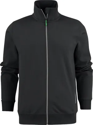 Produktbild von Sweatshirtjacke Javelin RSX, grau meliert, mit Reißverschluss, innen gebürstet