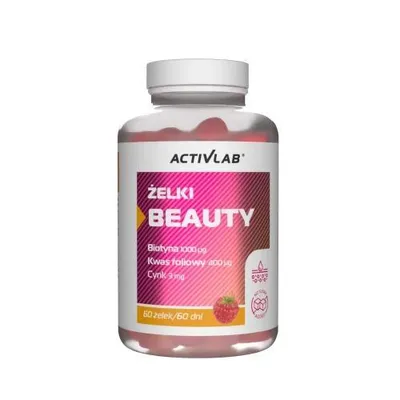 Produktbild von ActivLab Beauty Gummibärchen für Haut, Haare & Nägel – Nahrungsergänzung, 60 Stück