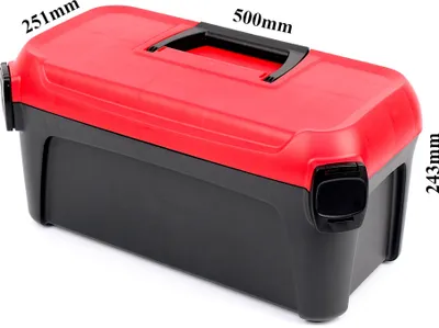Obrázek produktu pro Box na nářadí SMART Box na nářadí 500 x 251 x 243 mm Černo-červený