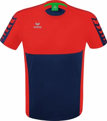 Produktbild von Erima Six Wings T-Shirt New Navy/Rot Junior