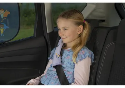 Zdjęcie produktu dla Zestaw nakładek na pasy bezpieczeństwa Automotive KIDS fioletowy Cartrend