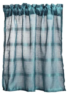 Lambrequin Gardine 73,6x61 cm Blau Polyester lichtfilternd