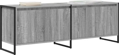 Zdjęcie produktu dla vidaXL Szafka pod TV szara Sonoma 140 x 36 x 49,5 cm materiał drewnopochodny