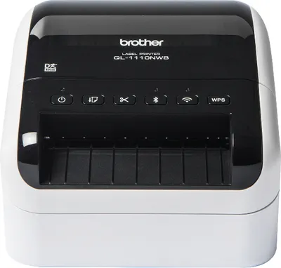 Obrázok produktu pre Brother QL-1110NWB Priama termálna tlačiareň štítkov 300 x 300 DPI 110 mm/s Káblové a bezdrôtové pripojenie Ethernet/LAN DK WLAN Bluetooth