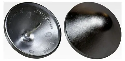 Produktbild von Runde Pfostenkappe ø 130 mm aus Aluminium, unbehandelt, Kappe für Pfosten mit Dorn, Zaunkappe, Abdeckkappe