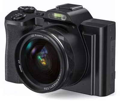 Produktbild von ZELURXX 48MP Digitalkamera 4K WiFi 18x Zoom Spiegelreflex Mikro Einsteiger Kamera UHD Video SD CMOS 58mm Objektiv Elektronische Bildstabilisierung