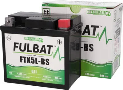 Immagine prodotto di Batteria FULBAT FUL GEL - FTX5L-BS / FTZ6S / YTX5L-BS / YTZ6S (Gel, senza manutenzione)