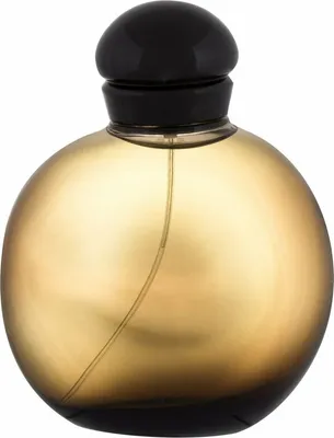A close-up studio shot of a perfume bottle.