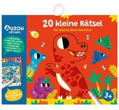 Zdjęcie produktu dla 20 małych łamigłówek dla małych odkrywców dinozaurów