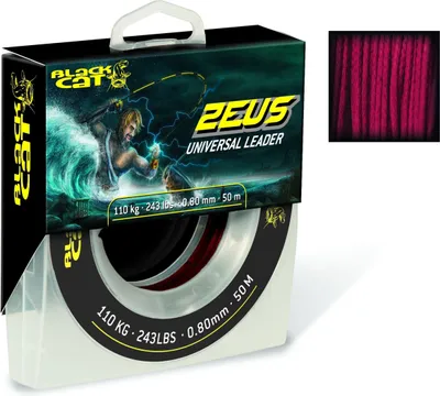 Produktbild von Black Cat Zeus Universal Leader 0,80mm 110kg - 50m Schlagschnur