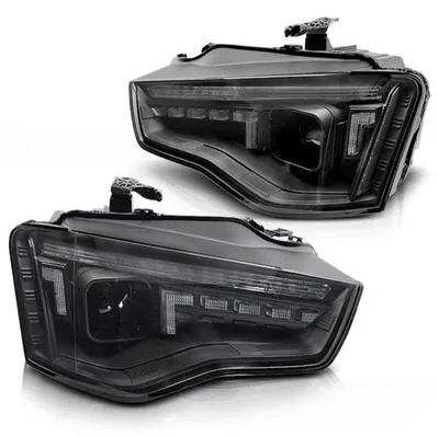 Produktbild von Voll LED Scheinwerfer Tagfahrlicht passend für Audi A5 8T 8F Facelift Bj. 11-16 Schwarz