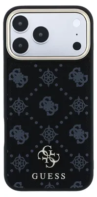 Productafbeelding van Guess 4G Metal Logo Backcover MagSafe voor de Apple iPhone 18 Pro / 17 Pro - Black