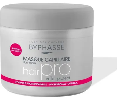 Produktbild von Byphasse, Pro Color, Crememaske zur Haarbehandlung, Farbschutz, 500 ml