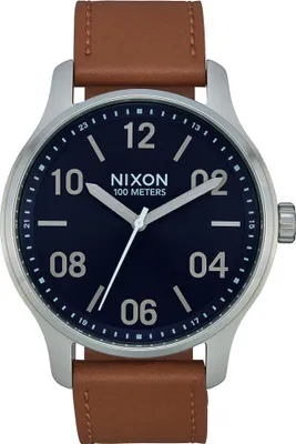 Produktbild von Nixon Patrol Leather A1243-2186 Herrenarmbanduhr