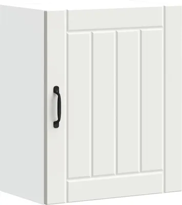 Image de vidaXL Armoire de cuisine suspendue Lucca Blanc Matériau dérivé du bois