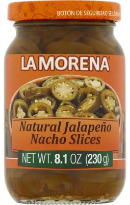 Immagine prodotto di La Morena Jalapeno affettato 230g - Fette di jalapeno piccante per nachos e tacos