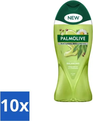 Produktbild von Palmolive - Natural Wellness - Duschgel - Ausgleichend - Entspannend & Frisch - 250 ml - Vorteilspack - 10 Stücke