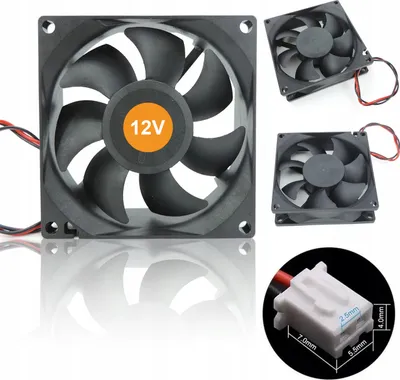 Image de Ventilateur 80x80x25 2PIN 12V