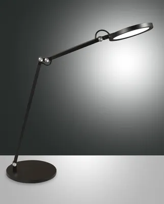 Obrázok produktu pre Fabas Luce Regina Tischleuchte schwarz Lichtfarbe einstellbar dimmbar LED 3551-30-101