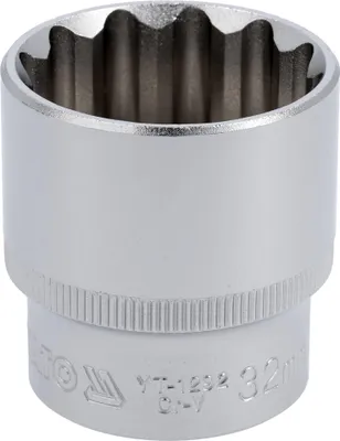 Zdjęcie produktu dla Nasadka 32mm 1/2" 12-kąt. cv krótka