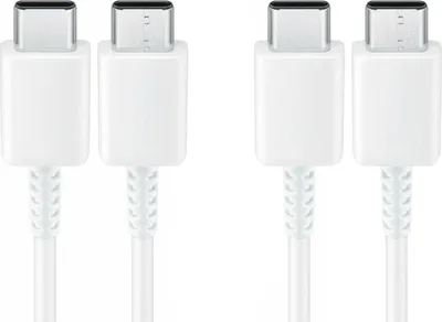 Produktbild von 2x Schnell-Ladekabel USB-C 1.8m 3A weiß für Apple iPhone 16 Pro Max 16 Pro 16 Plus 16 15 Pro Max 15 Pro 15 Plus 15 beidseitig USB Typ C Anschluss