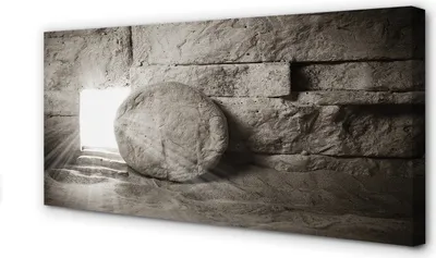 Produktbild von Leinwandbild 100x50 Wandkunst Cave Licht