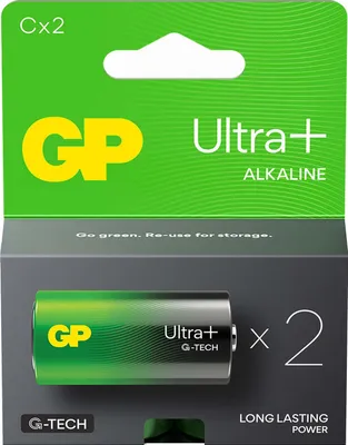 Obrázok produktu pre GP C Ultra Plus, alkalický (LR14) - 2 ks