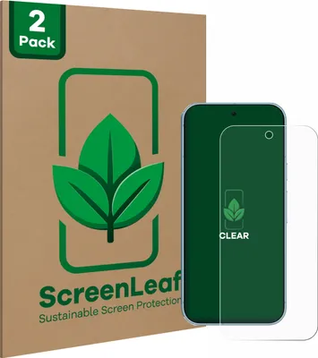 Produktbild von 2x ScreenLeaf Schutzfolie für Google Pixel 9 Pro nachhaltiger Displayschutz Display Schutz Folie Klar Transparent