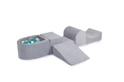 Produktbild von Schaumstoff Bausteine Kinder mit Bällebad - Softbausteine Baby