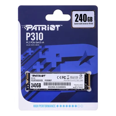 Immagine prodotto di SSD Patriot P310 240GB M.2 2280